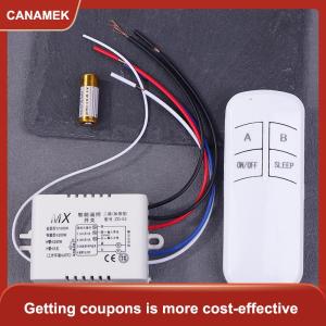 【CANAMEK】 Không dây điều khiển từ xa chuyển đổi ánh sáng 220V Receiver Transmitter on off kỹ thuật số 2way tường điều khiển từ xa chuyển đổi đèn