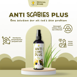 Clever Solutions - Anti Scabies Plus Obat Jamur Kucing Scabies Gudik Demodex Impetigo Kutu