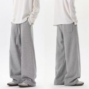 MPJ 2026 American high street machete casual trousers mens autumn fashion brand loose thickened sports sweatpants blockbuster drape straight trousers