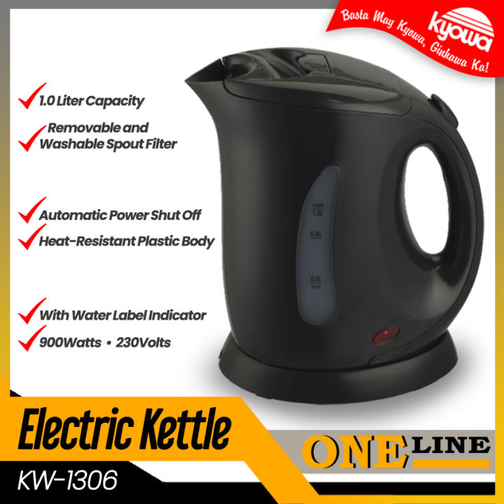 ONELINE | KYOWA 1.0L Capacity Electric Kettle (KW-1306) | Lazada PH