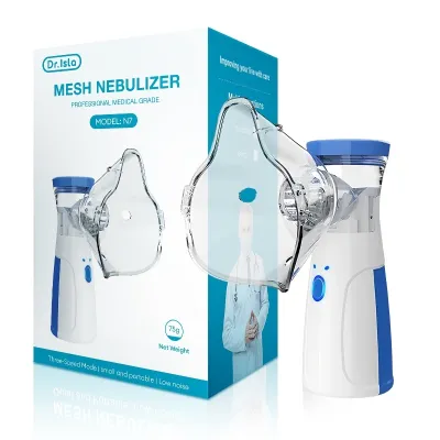 【5 Years Warranty】Dr.isla Machine for Kids Portable Asthma Spray Inhaler Asthma N7 USB+Battery