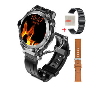 Android 9.0 high-end 4g smart watch Bluetooth headset 2-in-1 mens 8-core 4 + 64gb dual camera camera phone WIFI Internet access adult sports smartwatch heart rate ECG monitoring