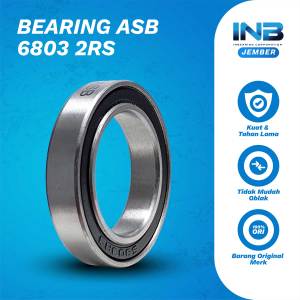 Laker Bearing 6803 2RS Asb INB Original Asb INB JEMBER