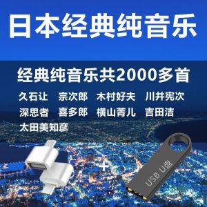 Koichiro Hidai Pure Music U Japanese Car-Mounted Pure Music No.1 Pure Music Classic Famous Songs USB Drive