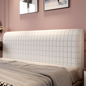 New Solid Color Quilted Bedhead Cover All-inclusive Headboard Dustproof Decorative Protector(only Cover Not Headboard)