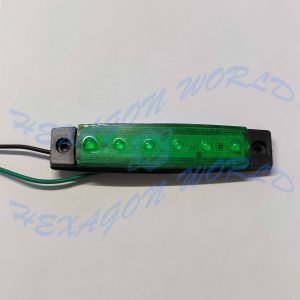 1Pcs 6LED Truck Side Marker Indicator LED Light Car Bus Lorry Trailer Tail Warning Lamp Side Lamp