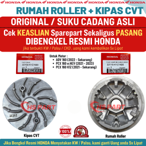 Paket Rumah Roller Kipas CVT PCX 160 ADV 160 K1Z Original AHM Honda Genuine Parts 100%