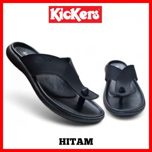 SANDAL PRIA KICKERS KULIT / SENDAL JEPIT COWOK KASUAL FORMAL / SANDAL JAPIT LAKI-LAKI PROMO / SENDAL LEBARAN