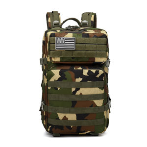 45L Outdoor backpack   Waterproof wear-resistant lightweight multi-compartment large capacity   Outdoor hiking mountain climbing cycling and fitness   Travel storage backpack for business trips  #7683