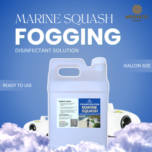 Marine Squash Scent Fogging Disinfectant Solution – Gallon Size Ready-to-Use Formula for Fogging Machines