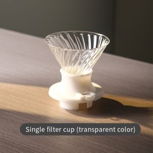 Bincoo Coffee Dripper Set Filter Cup Hand Brewed Coffee Pot Set Coffee Smart Filter Cup Sharing Pot 600ML Household funnel drip Filter V60 Filter Cup