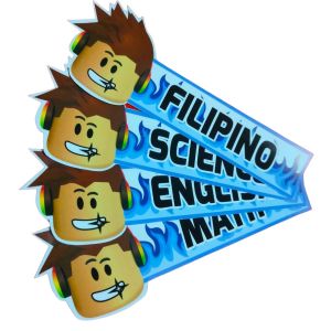 Roblox Subject Notebook Sticker Label
