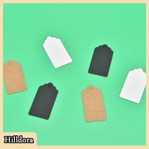 [Hilldora] 100 cái thẻ quà tặng dây gai dầu không bao gồm thẻ giấy tiệc cưới thẻ treo nhãn giá