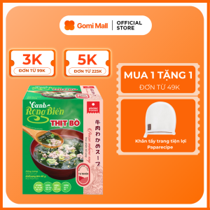 Canh rong biển thịt bò Asuzac 40g (4g X 10 gói) Gomi Mall