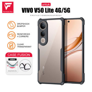 Case Fusion Vivo V50 Lite 4G / V50 Lite 5G  Case Fusion Shockpoof Cover transparan - FORMASI ACC