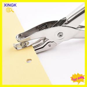 XINGK เครื่องเจาะรูขนาด3 6มม. เครื่องเจาะกระดาษแบบรูเดียวแบบพกพาวัสดุทำจากกระดาษสำหรับทำสมุดภาพงานหัตถกรรมโลหะอุปกรณ์ในสำนักงาน