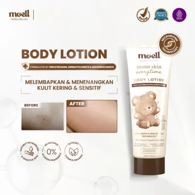 Moell Body Lotion Bayi - Pelembab Kulit Bayi