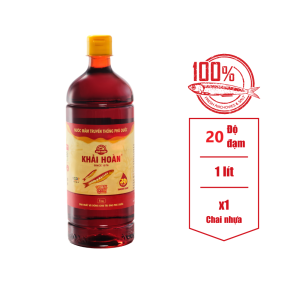 Nước mắm Khải Hoàn chai 1 lít 20 đạm