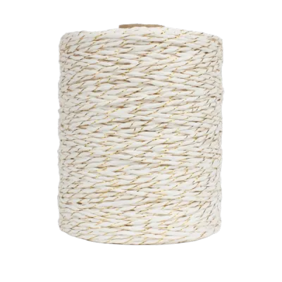 NAPKERY 599 280 triệu Sợi Raffia Sợi chỉ vàng Giấy Sợi móc Sang trọng Sợi len đan tay Đan móc tự làm