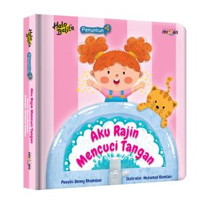 DAR Mizan - Buku Anak Halo Balita Penuntun Aku Rajin Mencuci Tangan Boardbook - Mizan