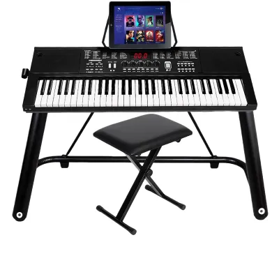 KAWES 61 Keys Purple Piano Keyboard for Beginner Electric Keyboard Piano Portable Music Keyboard for Kids Boy Girl