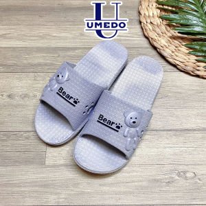 Dép quai ngang đi họa tiết gấu dễ thương chất liệu mềm nhẹ sử dụng đi trong nhà/văn phòng UMEDO - TT408