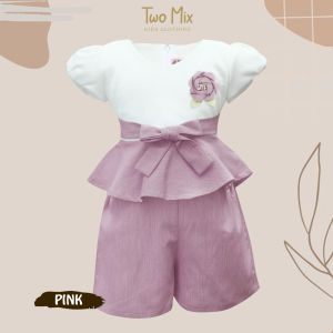 Two Mix Baju Anak Perempuan - Setelan Anak Cewek 1-8 Tahun 4351