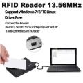 เครื่องอ่านบัตร IC RFID Card Reader ความถี่ 13.56MHz. 