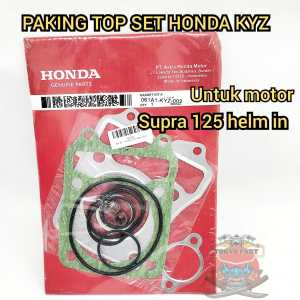 PAKING TOP SET GASKET KIT HONDA KYZ KUALITAS ASLI ORIGINAL HONDA AHM UNTUK MOTOR SUPRA 125 HELM IN