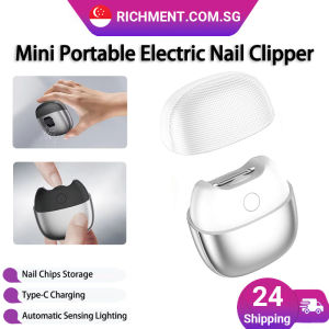 【✅SG Brand】RICHMENT M11 Luxury Electric Nail Clipper Automatic Trimming Dual Speed Low Noise Type-C Rechargeable for Adults & Children