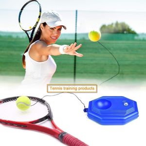 JE.ID Alat Bantu Latihan Tenis Bola Tennis Trainer Biru Alat Bantu Latihan Tenis Tennis Training Tool Alat Bantu Latihan Tenis Bola Manutil