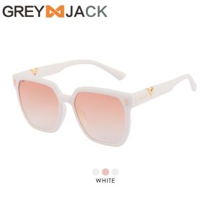 Grey Jack Kacamata Hitam Sunglasses Polarized Korean Bentuk Kotak Anti Silau UV400 TR+Acetate 58241