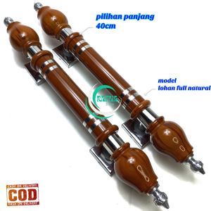 set handle tarikan gagang pintu modern staylis panjang 40cm model lohan full natural tersedia pilihan body kunci untuk pintu depan dan kamar kupu tarung