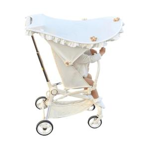 Flower Charm Baby Strollers Sunshade Umbrella Cart Cover Enjoy Excellent Protections and Comfortable for Infants