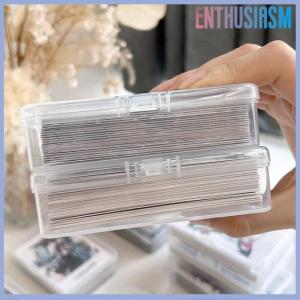 【Enthusiasm】🌟🌟【Hot Sale】🎈 กล่องเก็บของพลาสติกใสกล่องเก็บการ์ดขนาดเล็กกล่องจัดระเบียบโต๊ะกล่องเครื่องเขียน