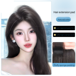 Womens High Skull Top Wig Piece Womens Wig Real Hair Wig Piece Piece Forehead Coverage Natural Part Synthetic Hair High Top Skull Wig Piece