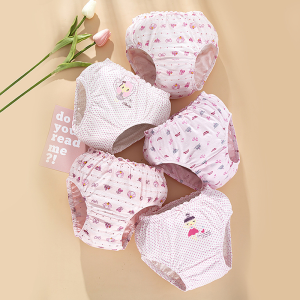 DRW320 Celana Dalam Anak Perempuan Katun Murni Model Segitiga 1 Kotak Isi 5 Pcs