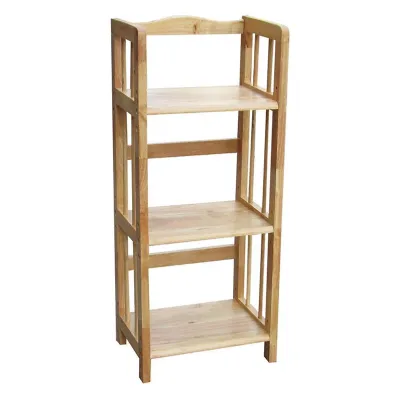 Kệ Sách 3 Tầng Dài 40 cm Gỗ Cao Su kệ gỗ đựng đồ kệ gỗ trang trí 3 tầng