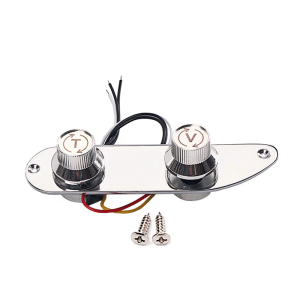 Wire Loaded Prewired Guitar Switches Control Plate Electric Guitar Wire Loaded Control Plate with 2 Way Switches