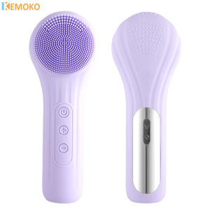 Electric Facial Cleansing Brush Sonic IPX7 Waterproof Silicone Face Cleanser Deep Pores Blackhead Cleaning Washing Skin Massager