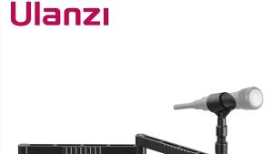 ULANZI LS26 Low Profile Microphone Boom Arm Mic Holder Mount Clip Desktop Table Clamp Stand