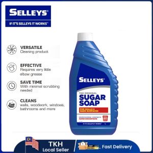 SELLEYS Sugar Soap 750ml Grease & Grime Cleaner for Kitchen Bathroom Floor