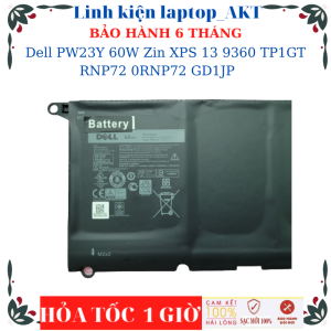 [Pin Zin]Pin Laptop Dell PW23Y 60W Zin Dell XPS 13 9360 TP1GT RNP72 0RNP72 GD1JP