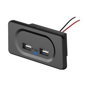 Tẩu Sạc Nhanh 2 Cổng USB Type C 18W PD QC 3.0 Cho Điện Thoại Máy Tính Bảng Trên Xe Hơi ( Kèm Vít Lắp Đặt )
