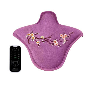 【Muscle Pain Relief】Moxibustion Hot Compress Pack Heating Vest/Smokeless Moxibustion Therapy Device/Electric Heating Sea Salt Neck And Shoulder Heating Pack/Heating Pad For Cervical/Spine Wormwood Moxa Pad/电加热海盐肩颈宝