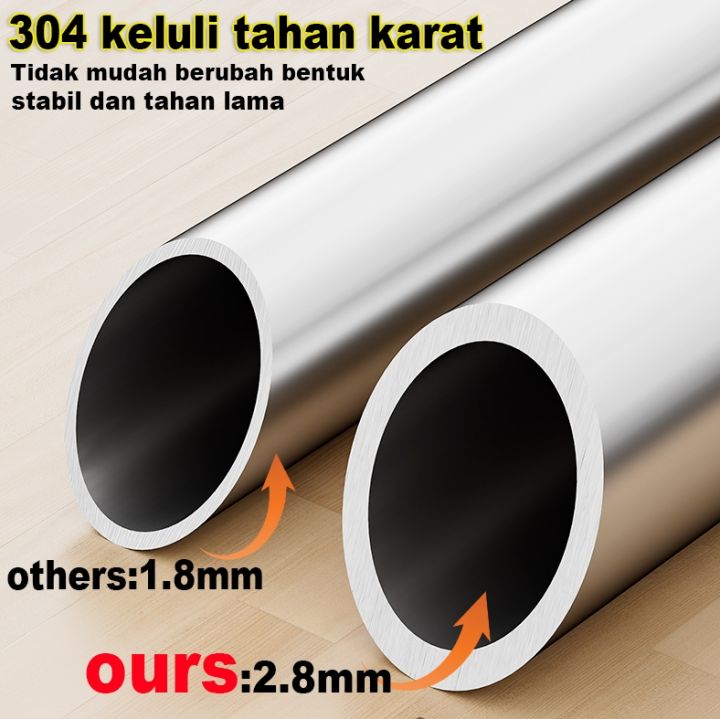 ATO%20304%20Stainless%20Steel%20Folding%20Clothes%20Hanger%20Drying%20Rack%20with%20Wheels%20Shoe%20Hanger%20Rak%20Penyidai%20Baju%20-%20Image%208