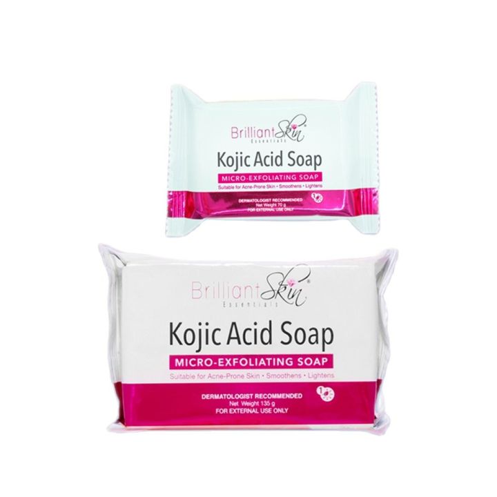 Brilliant Skin Essential Kojic Acid Soap 135g 2 Pcs 