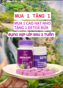 [MUA 1 TẶNG 1] Cao hạt nho DAY9 SLIM hộp 15v hổ trợ giảm béo sau hai tuần