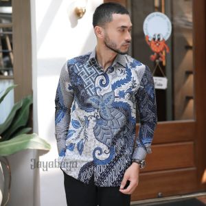 Jayabaya Batik RANGGA VI Kemeja Katun Furing Lengan Panjang
