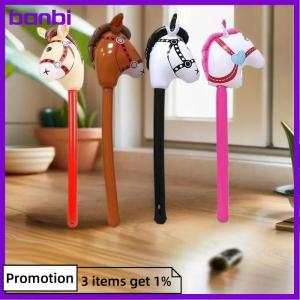 banbi 1pcs Inflatable Ngựa đầu bóng thổi lên Pony Stick đồ chơi Halloween Nguồn cung cấp bên Inflatable Stick đồ chơi trẻ em